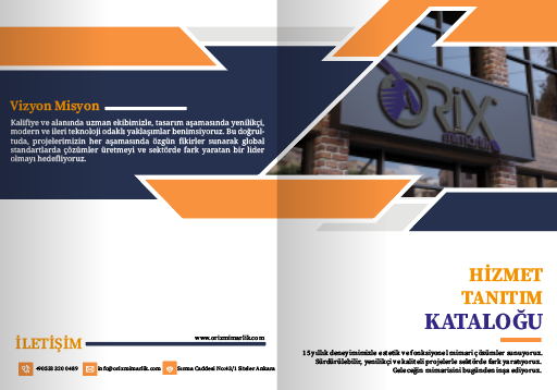 Hizmet Tanıtım Kataloğu ORİX Mimarlık 2025 